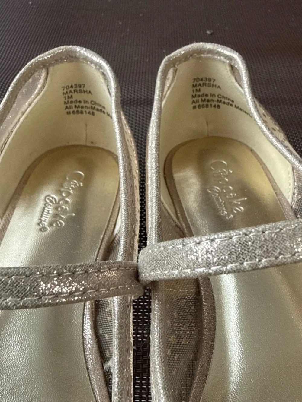 Sparkle Mary Jane Dress Shoes for Girls — Gold